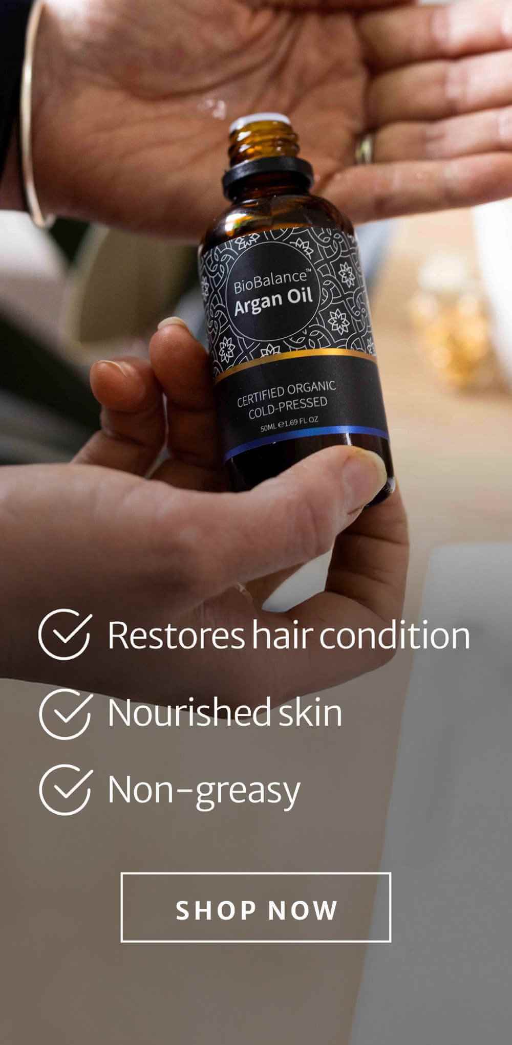 ALWAYS ON Product - BioBalance Organic Argan Oil