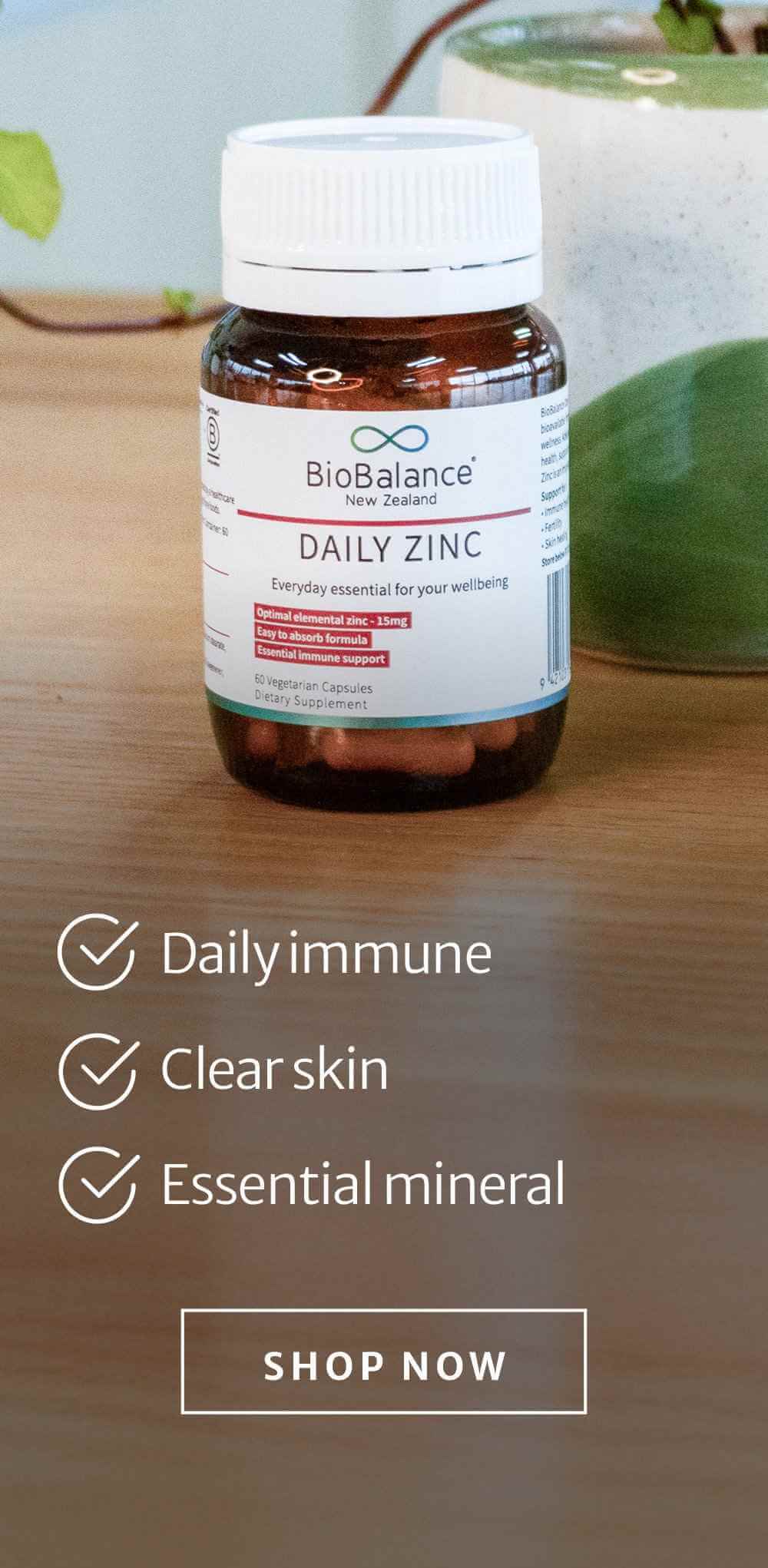 ALWAYS ON Product - BioBalance Daily Zinc