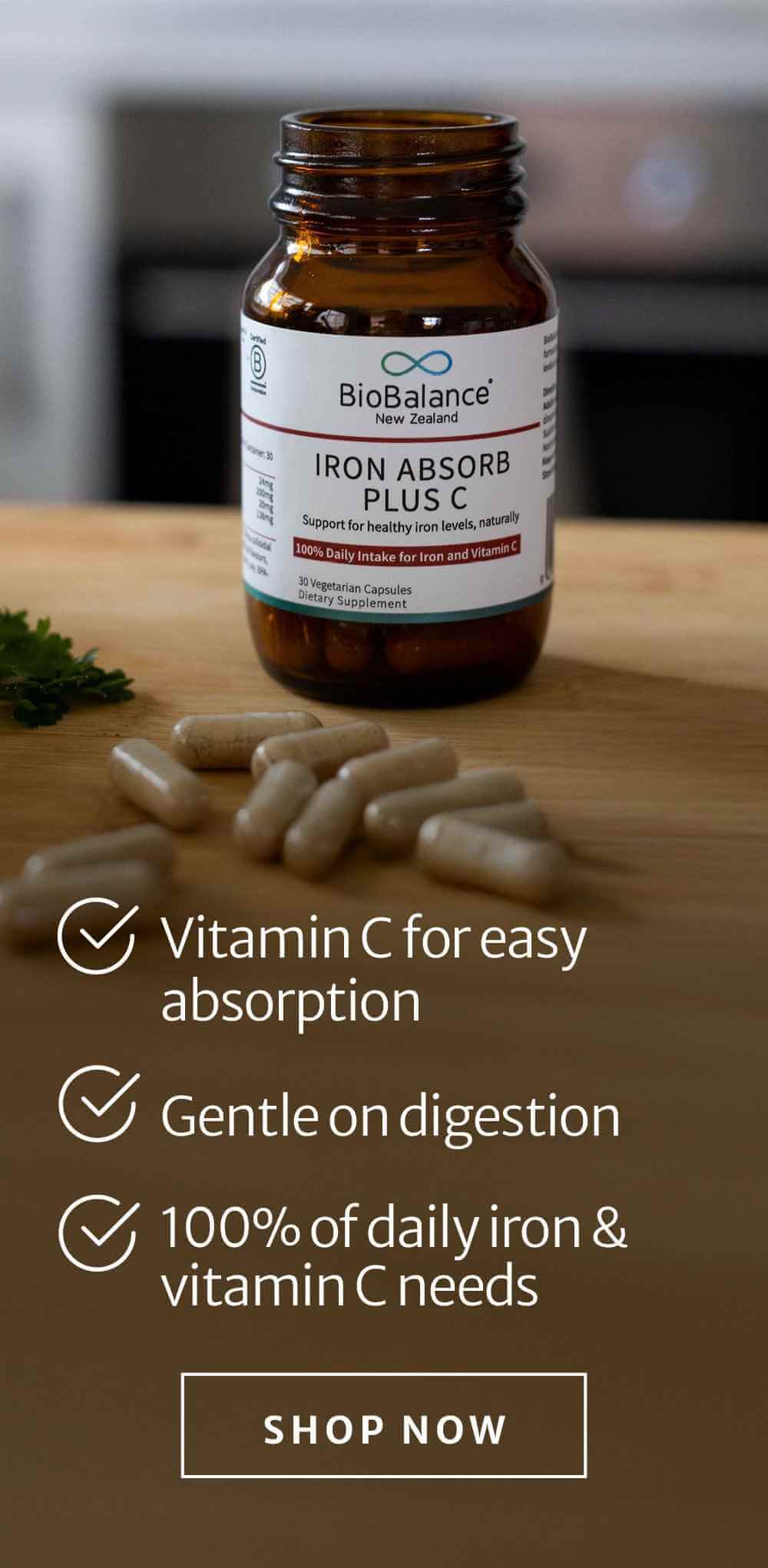ALWAYS ON Product - BioBalance Iron Absorb Plus C