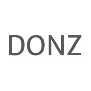 Brand name 'DONZ' in black text on a white background.