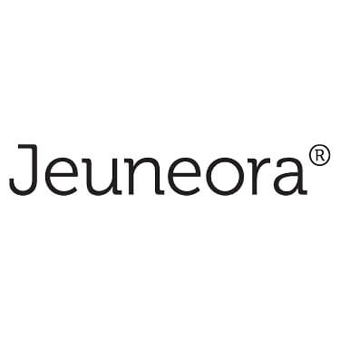 Jeuneora logo on a white background.