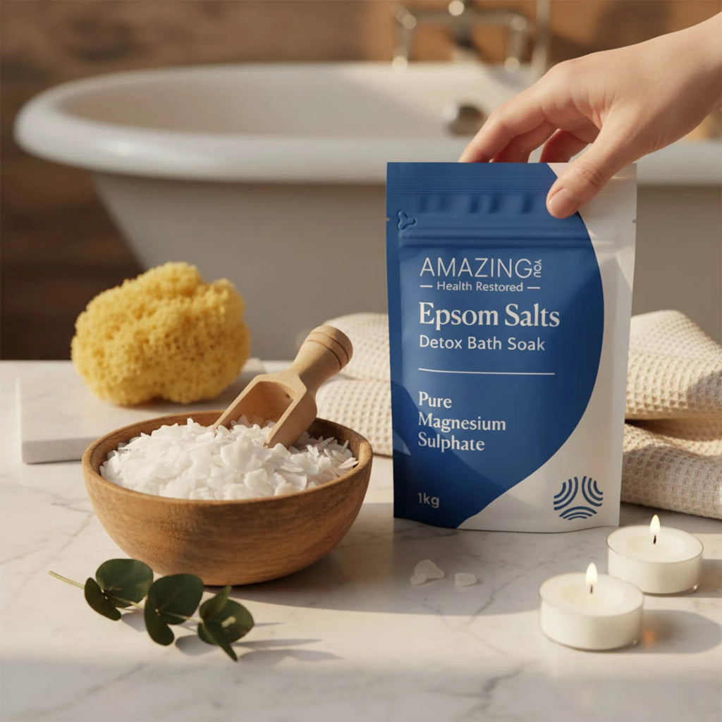 Epsom Salts Detox Bath Soak - Pure Magnesium Sulphate
