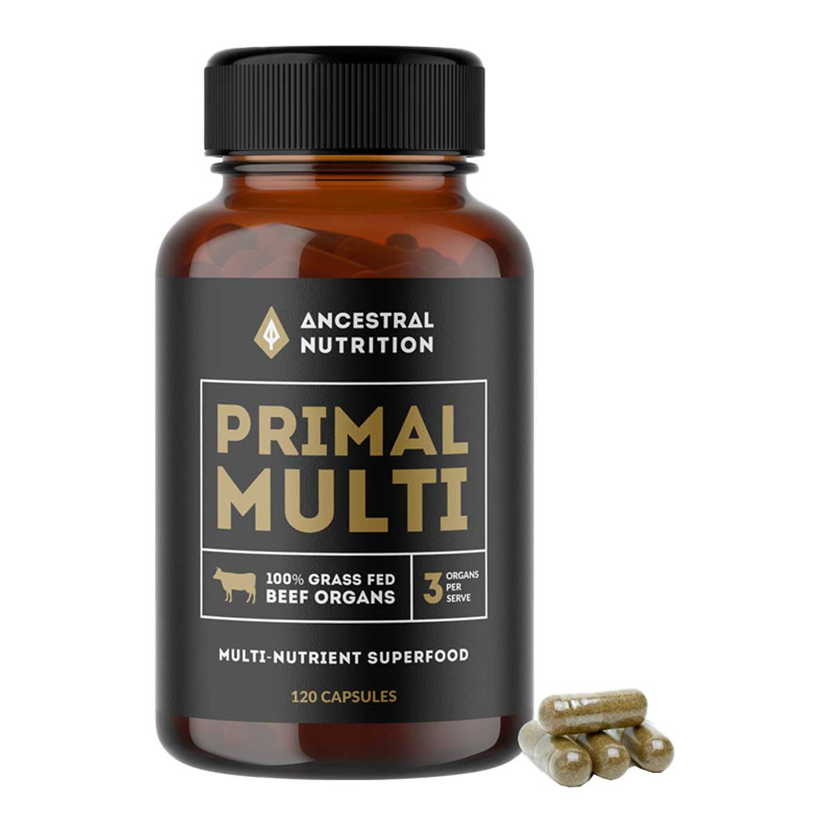 ANCESTRAL NUTRITION Primal Multi 100% Grass Fed Beef Organs _2