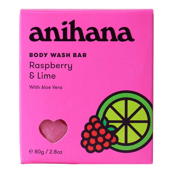 Body Wash Bar - Raspberry & Lime
