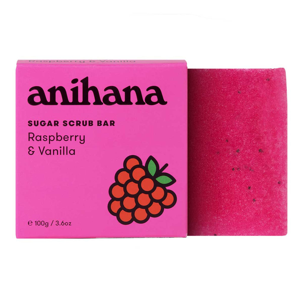 Anihana Sugar Scrub Bar - Raspberry & Vanilla _2