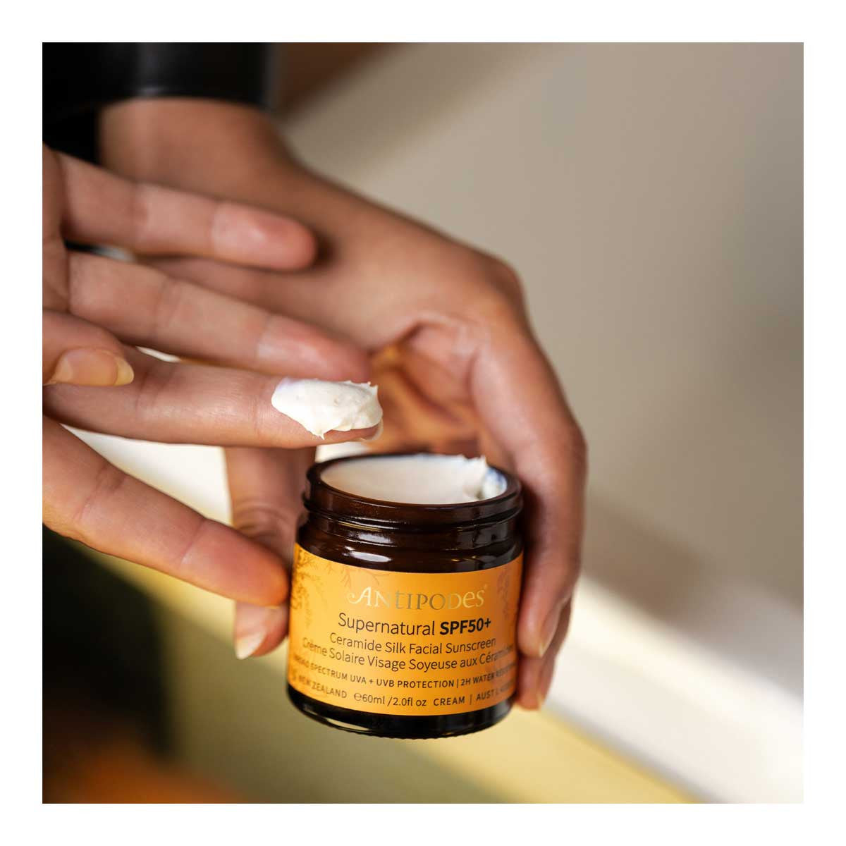 Antipodes Supernatural SPF50+ Ceramide Silk Facial Sunscreen _4