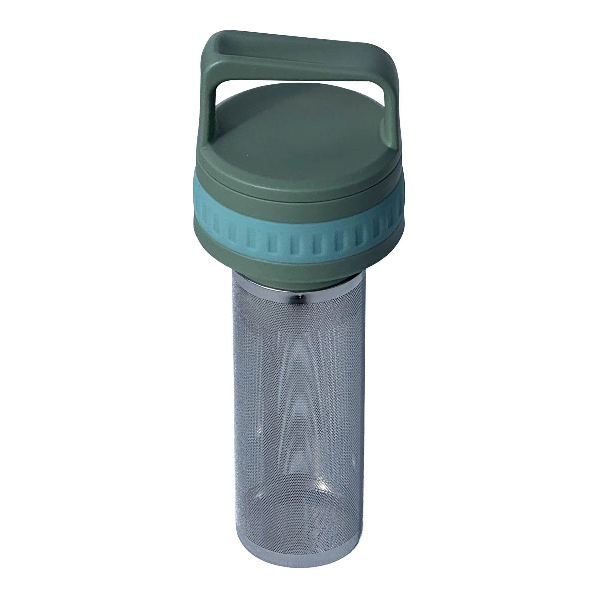 Infuser attachment and lid close up.