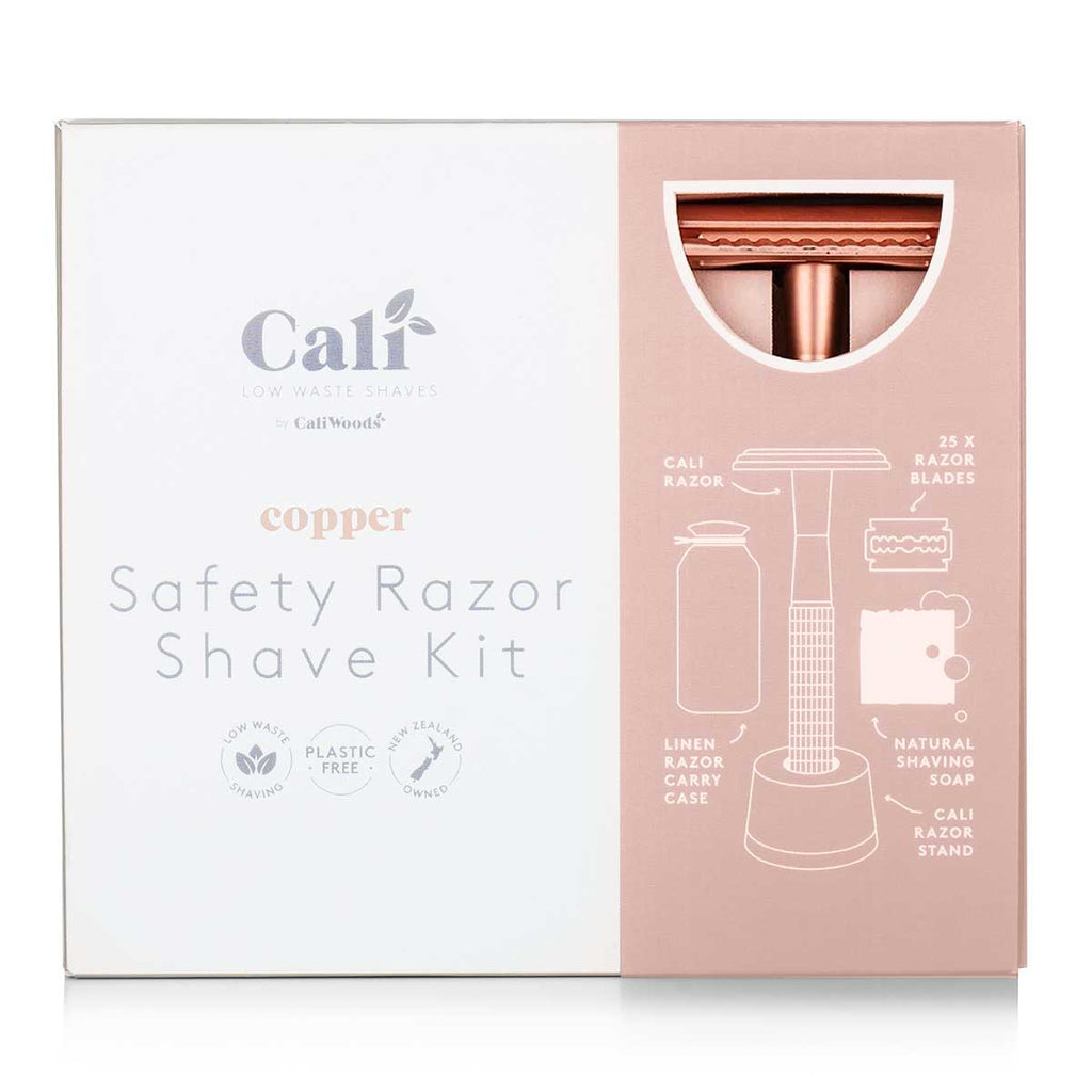 CaliWoods Low Waste Shave Kit with Stand _3