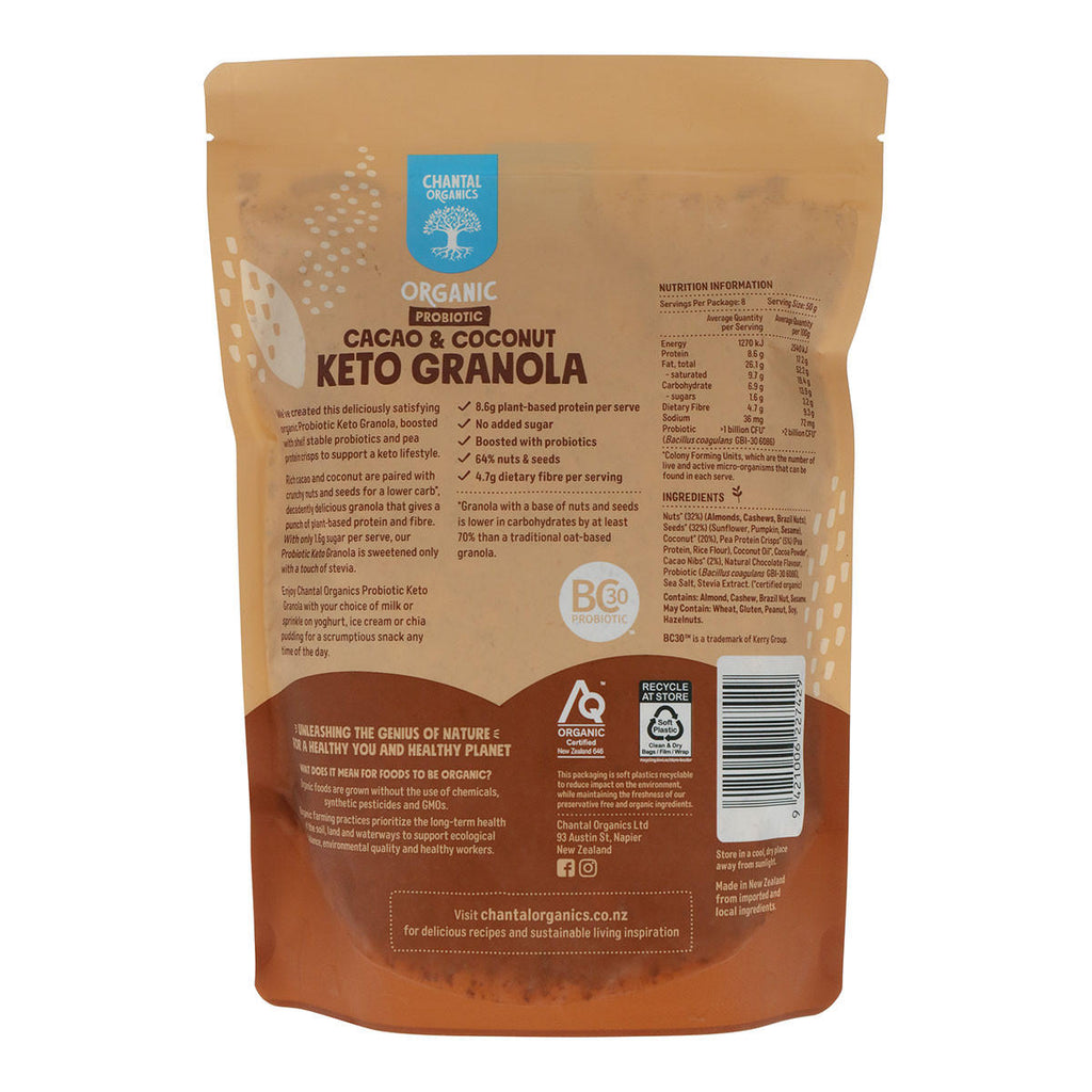 Chantal Organics Cacao and Coconut Keto Granola_2
