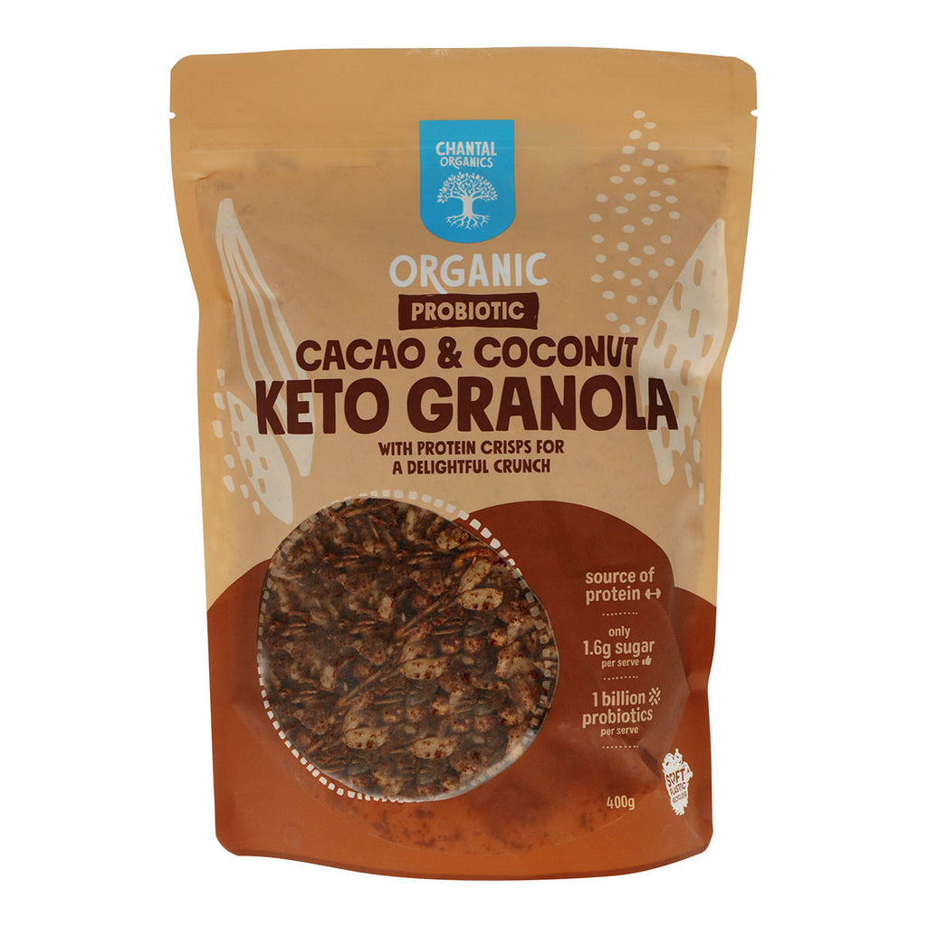 Chantal Organics Cacao and Coconut Keto Granola_1