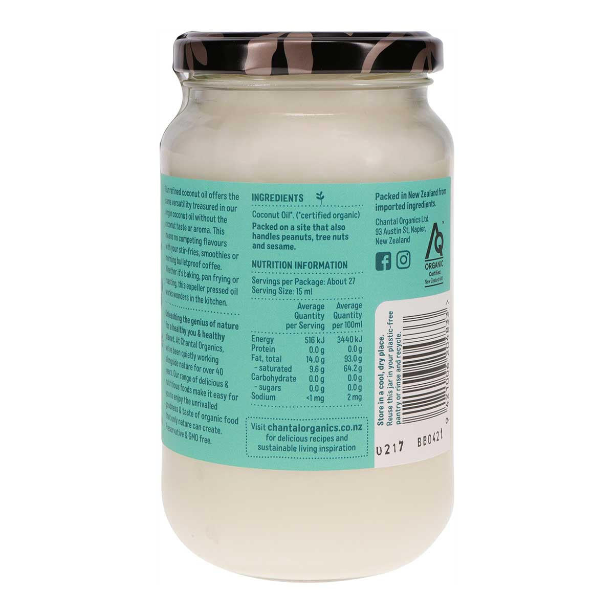 Chantal Organics Coconut Oil_2