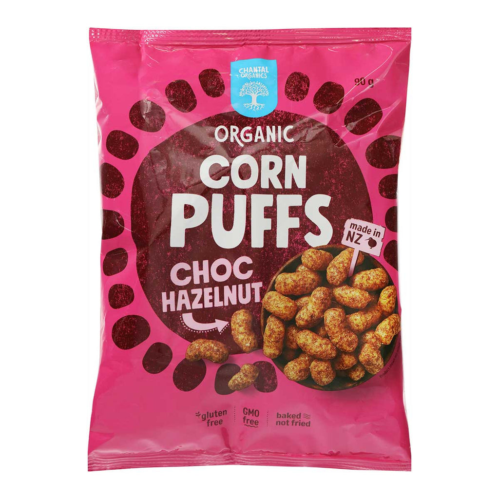 Chantal Organics Organic Corn Puffs Choc - Hazelnut _1