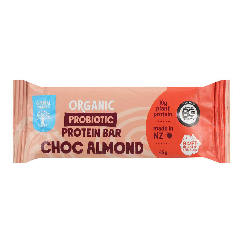 Chantal Organics Probiotic Protein Bar Choc Almond_1