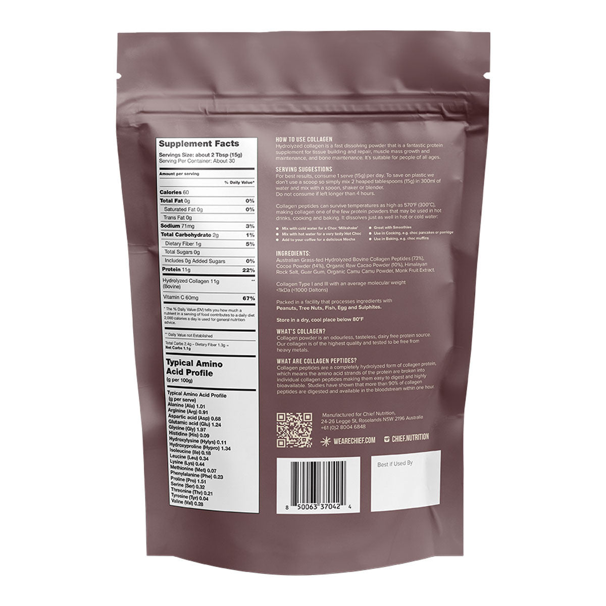 Chief Collagen Protein - Dark Chocolate _2