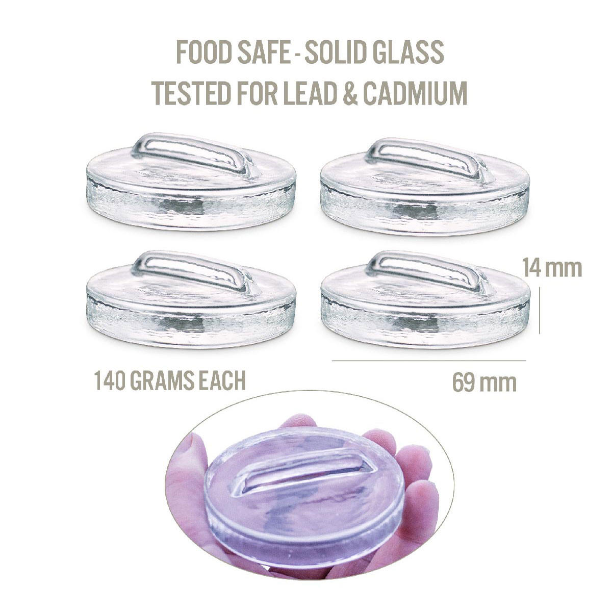 Country Trading Co Glass Fermenting Weights_2