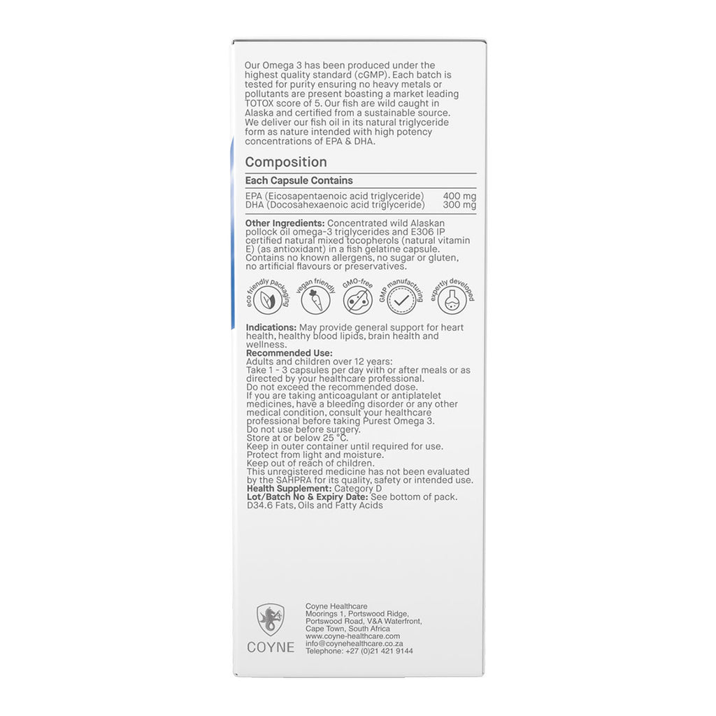 Coyne Healthcare Purest Omega 3 Wild Alaskan Fish _2