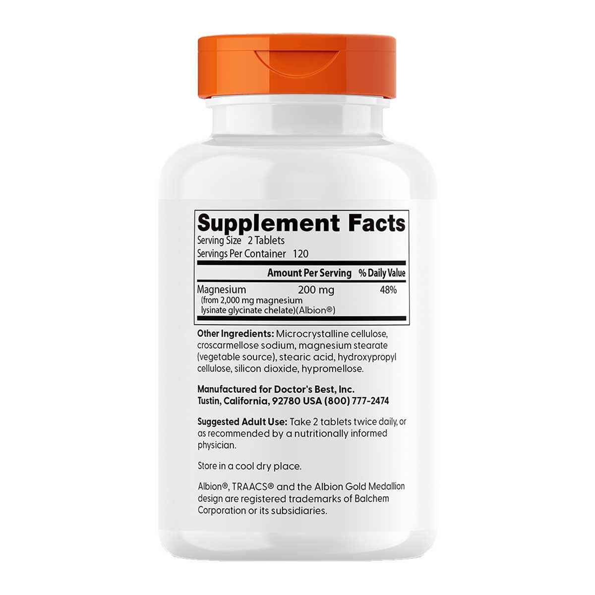 Doctor's Best High Absorption 100% Chelated Magnesium _4