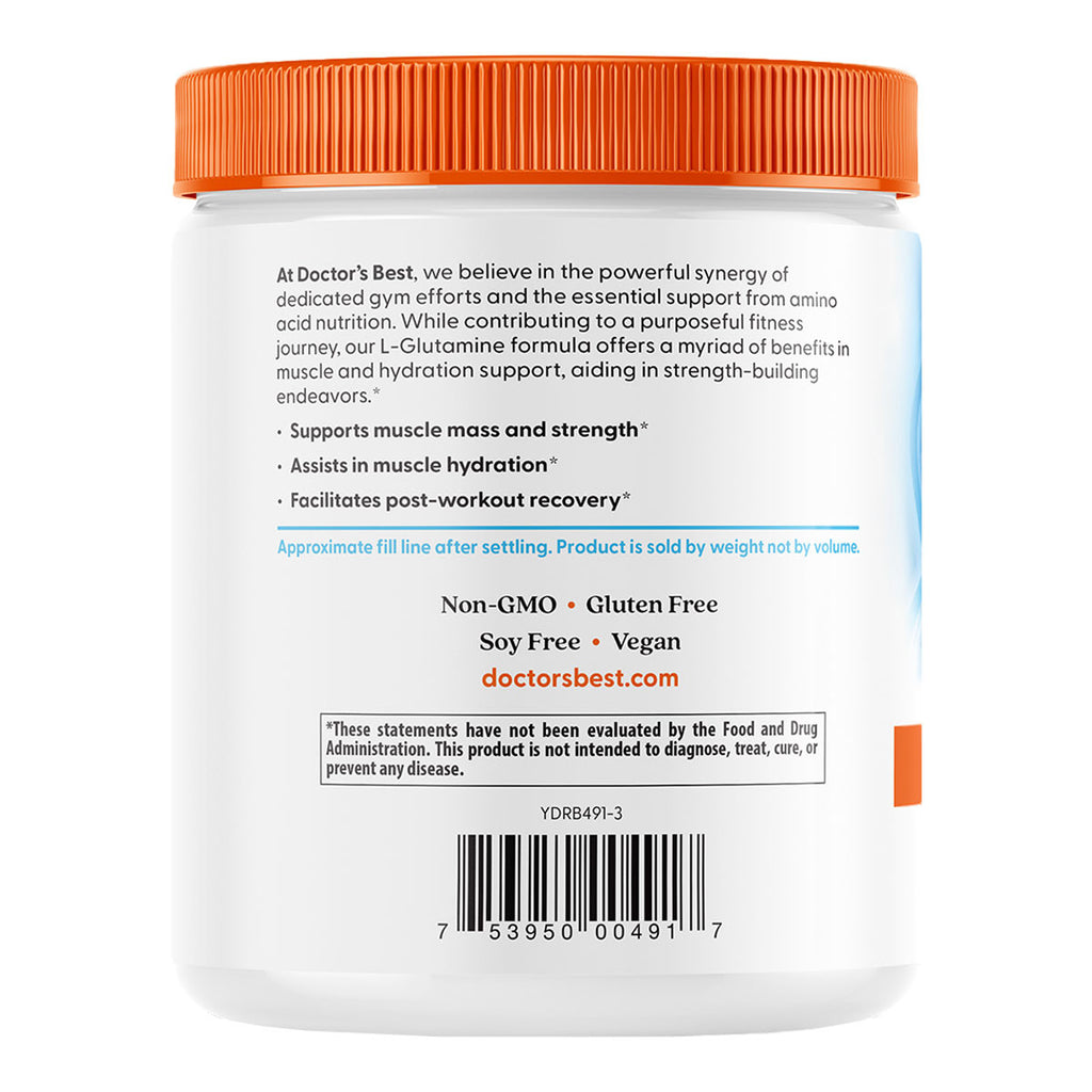 Doctor's Best Pure L-Glutamine Powder _3