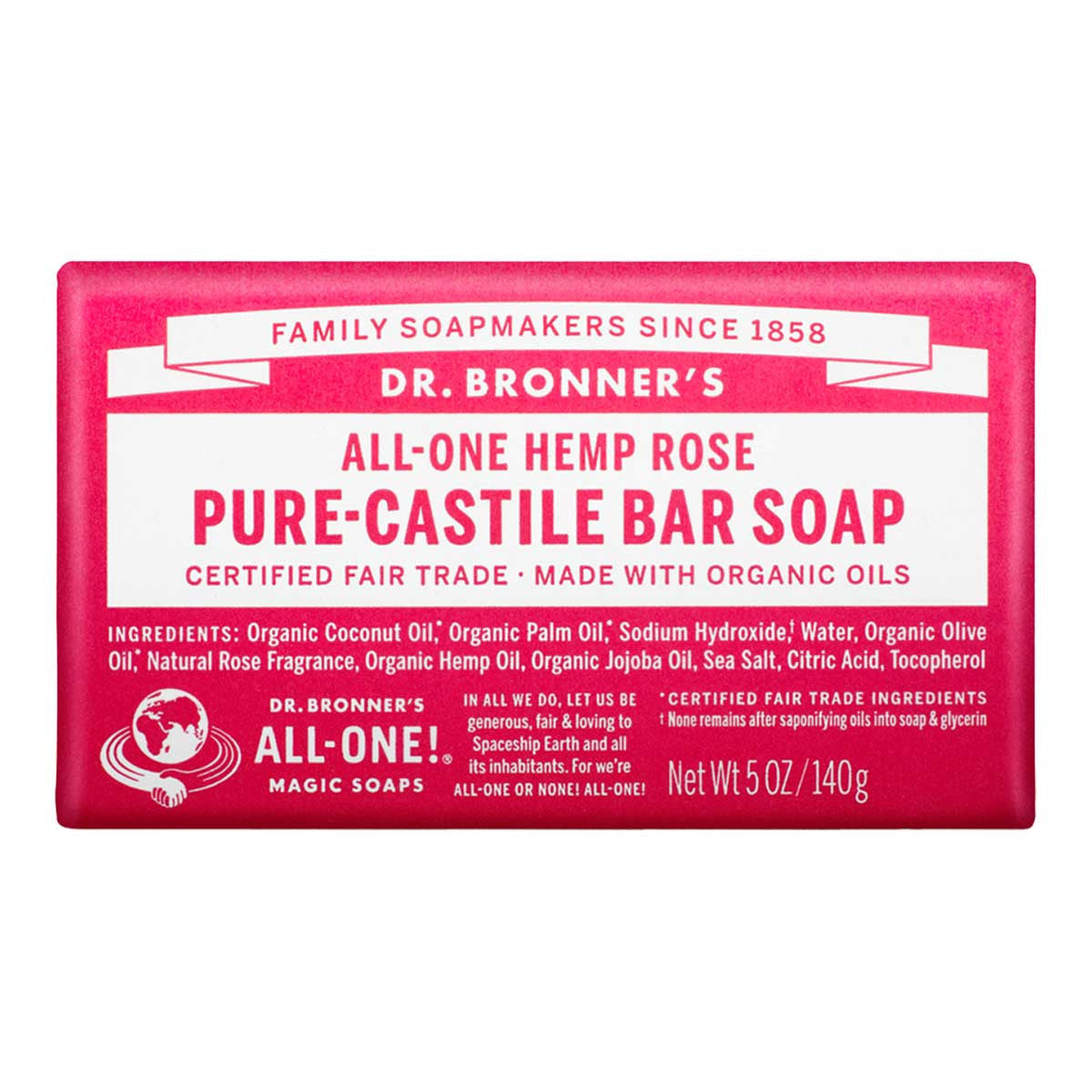 Dr Bronner's Rose Bar Soap _1