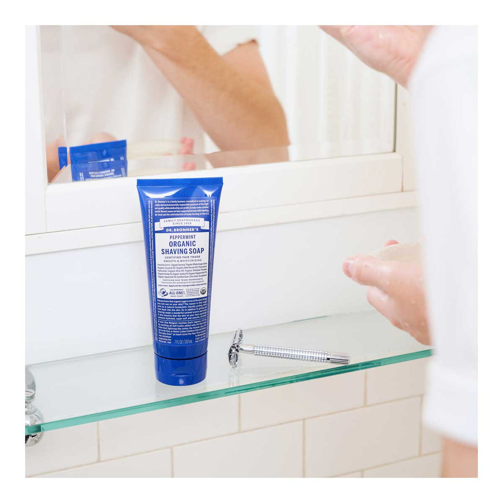 Dr Bronner's Shaving Soap Peppermint _2