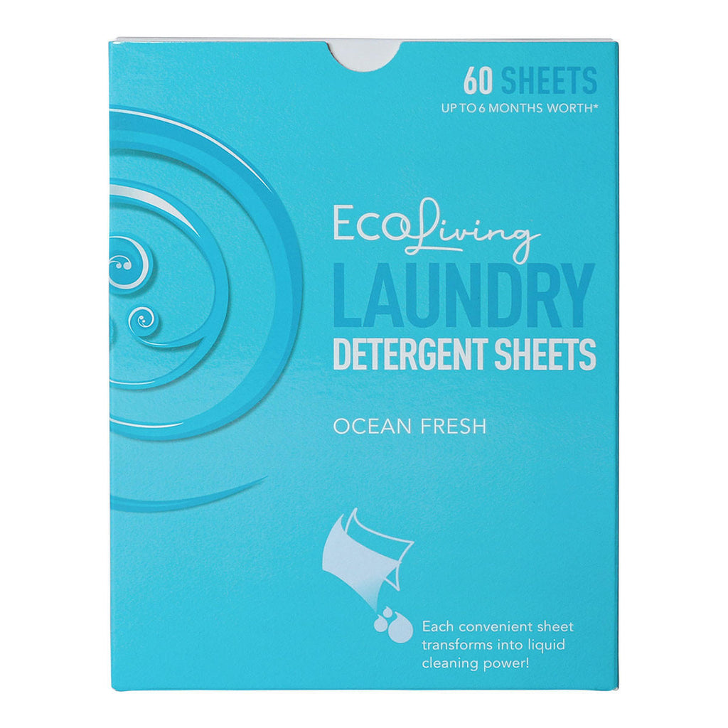 EcoLiving Laundry Detergent Sheets - Ocean Fresh_1