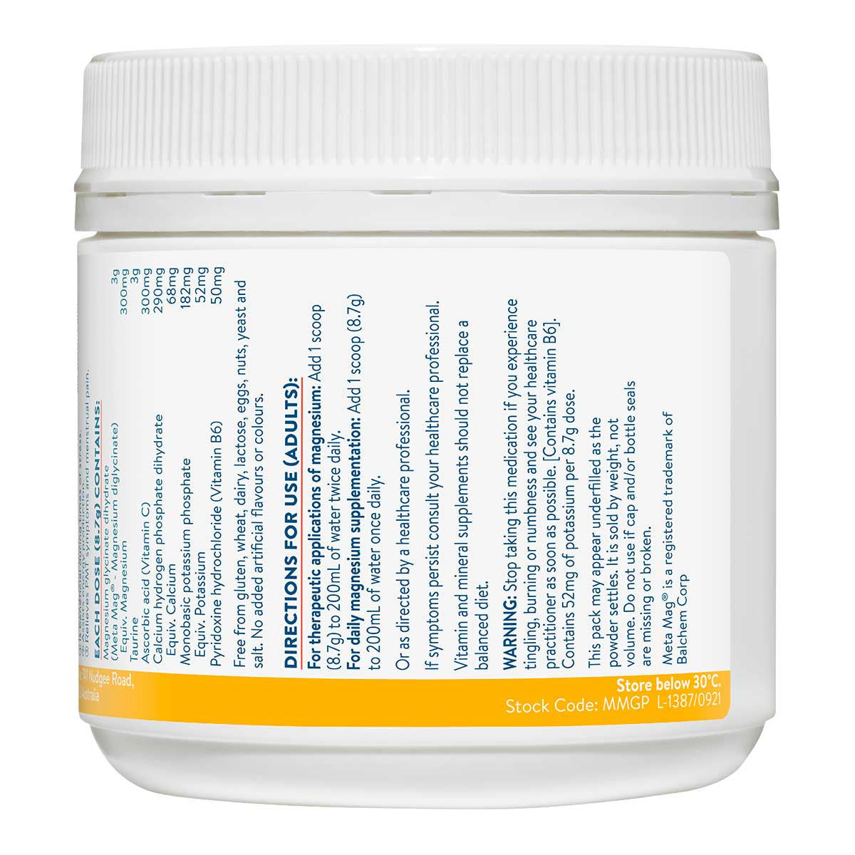 Ethical Nutrients Mega Magnesium Powder Raspberry _2