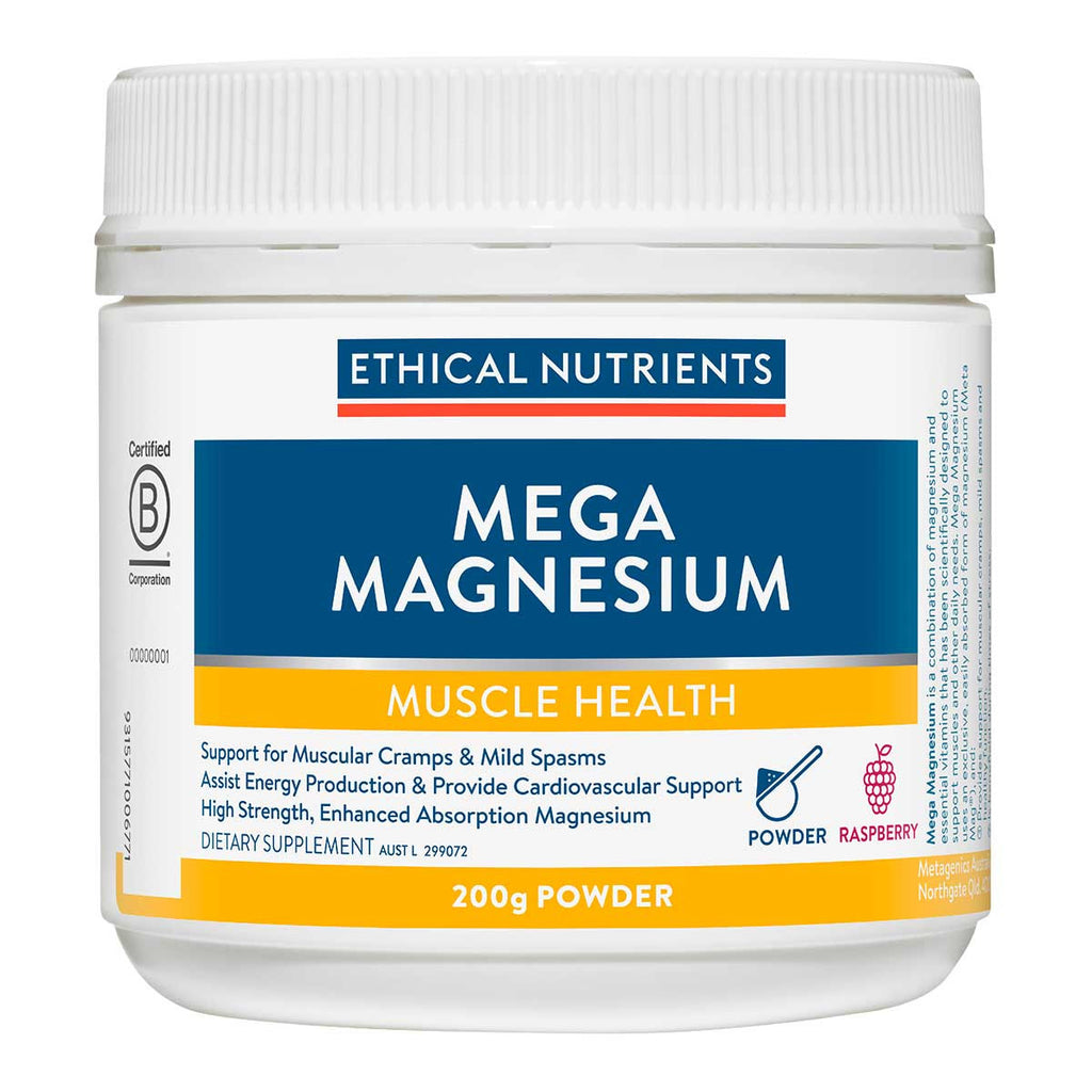 Ethical Nutrients Mega Magnesium Powder Raspberry _1