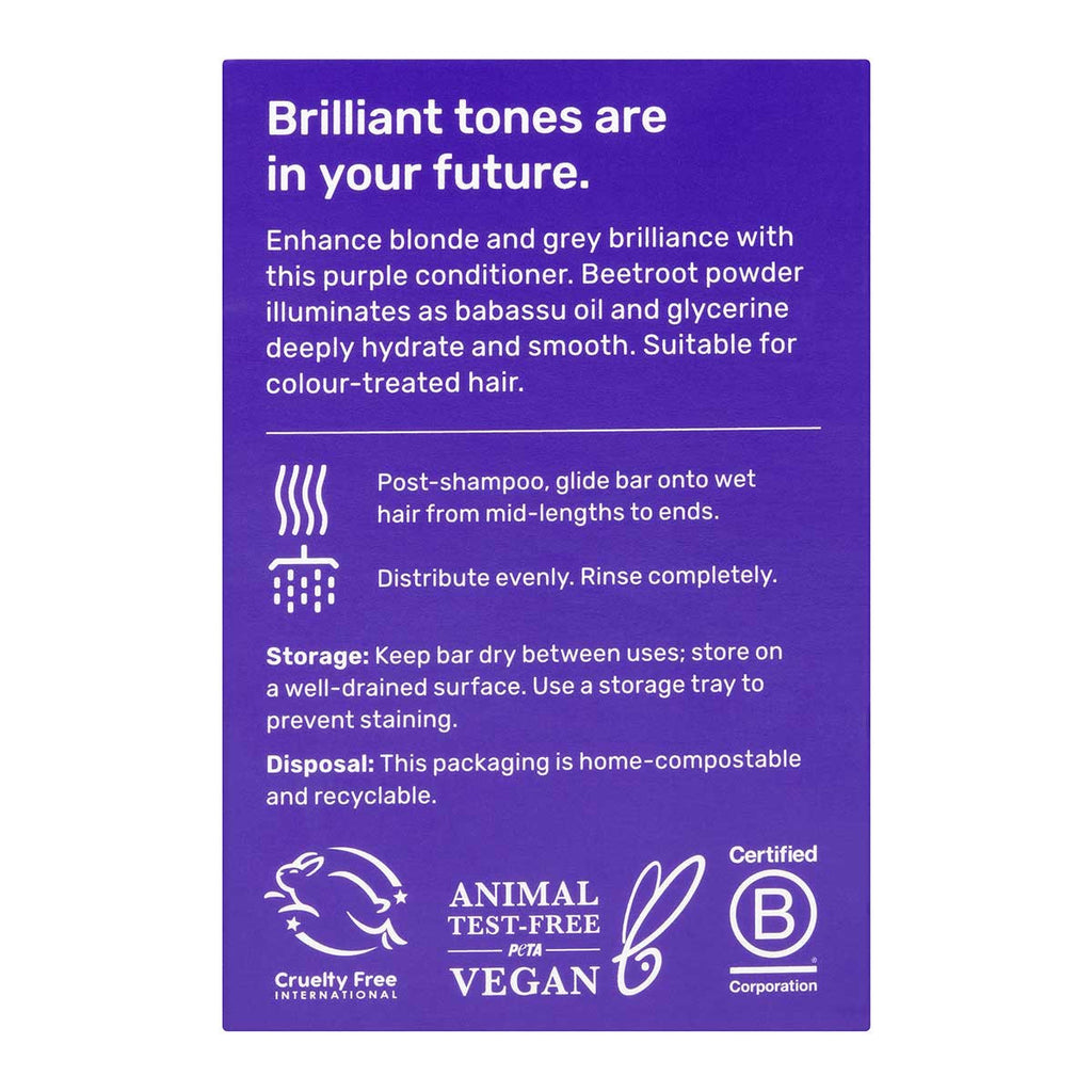 Ethique Purple Solid Conditioner for Blonde and Grey Hair _5