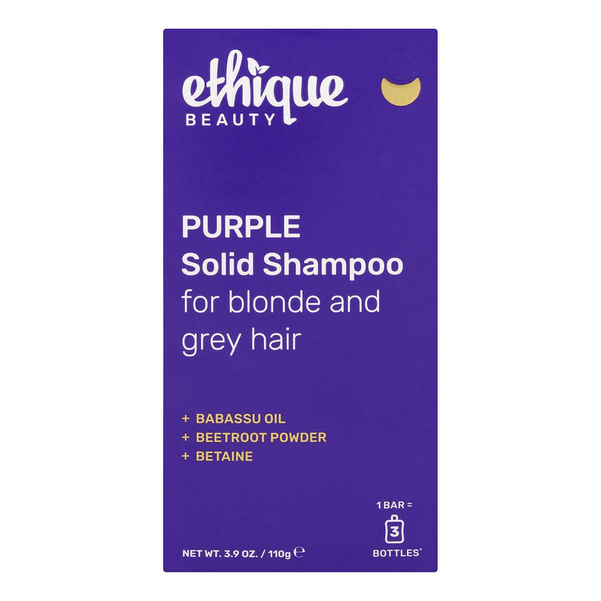 Ethique Purple Solid Shampoo for Blonde and Grey Hair _2