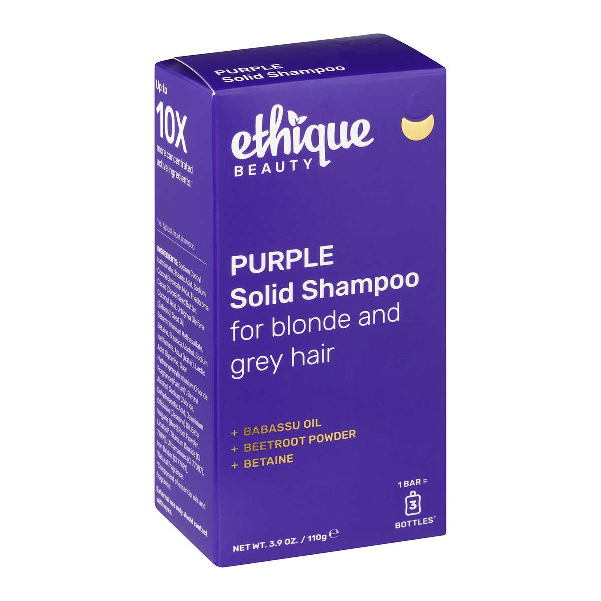 Ethique Purple Solid Shampoo for Blonde and Grey Hair _1