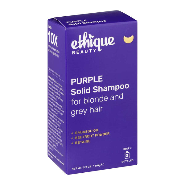 Purple Solid Shampoo for Blonde & Grey Hair
