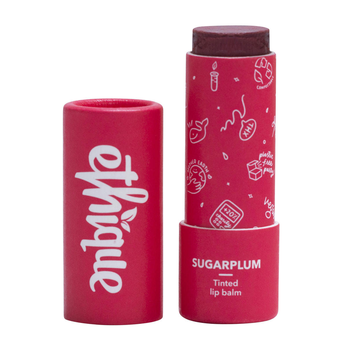 Ethique Sugarplum - Tinted Lip Balm_3
