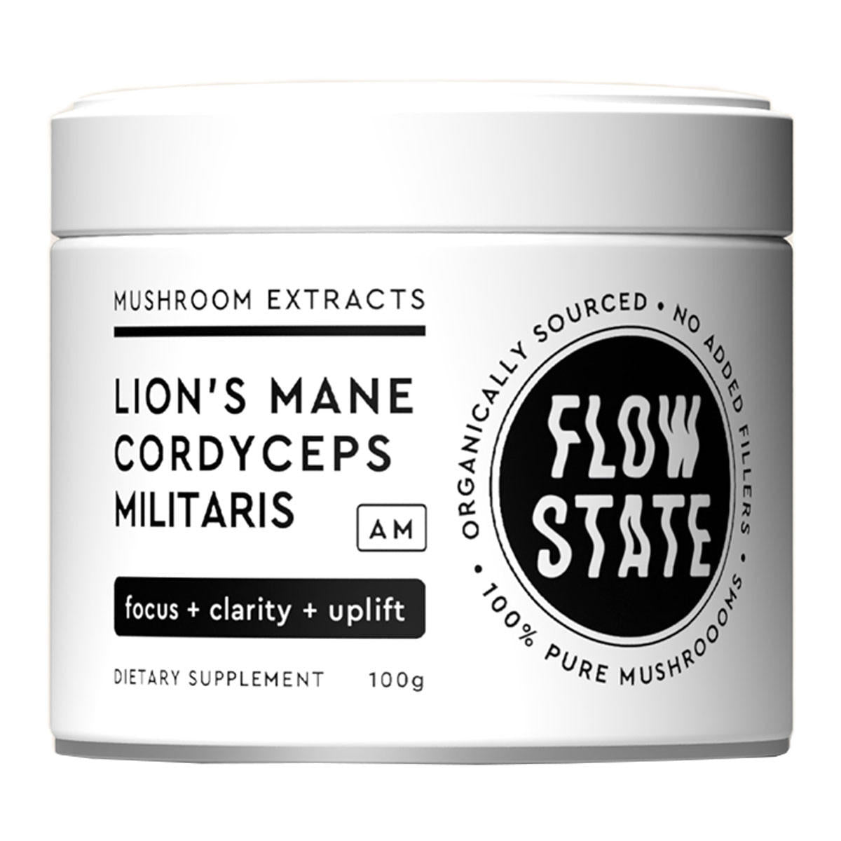 FLOW STATE Lions Mane Cordyceps Militaris - AM Blend_1