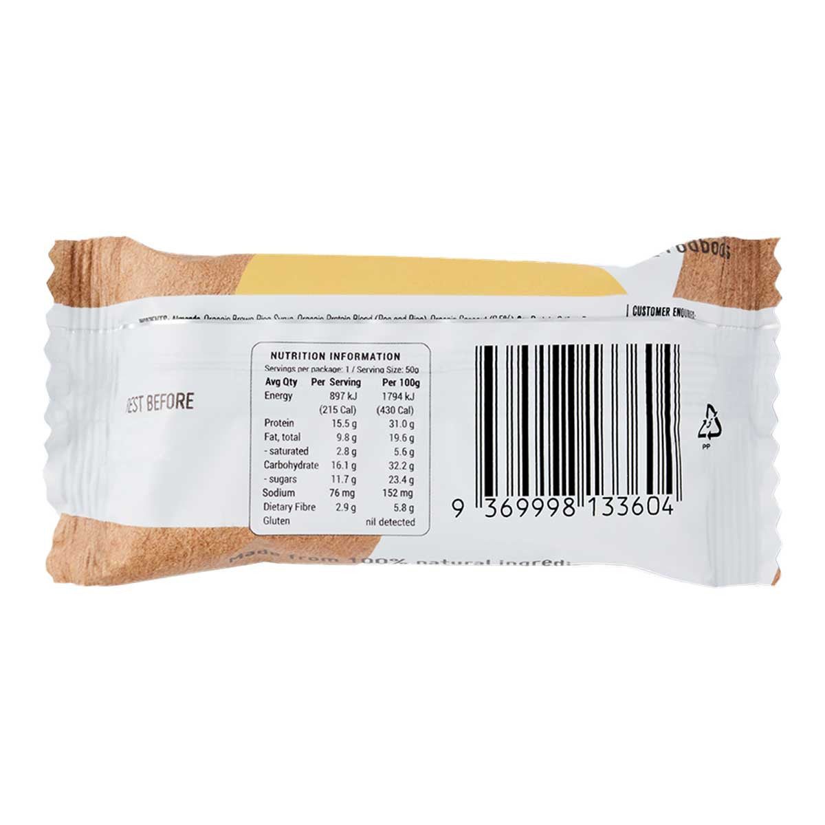 FODBODS Lemon Coconut Protein Bar _2