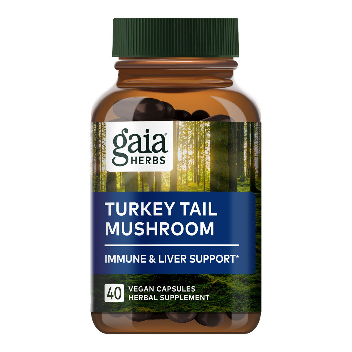 Gaia Herbs Turkey Tail Mushroom Immune & Liver Support _1
