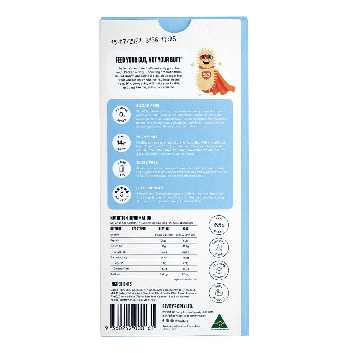 Gevity Sweet Guts Chocolate - Coconut _2