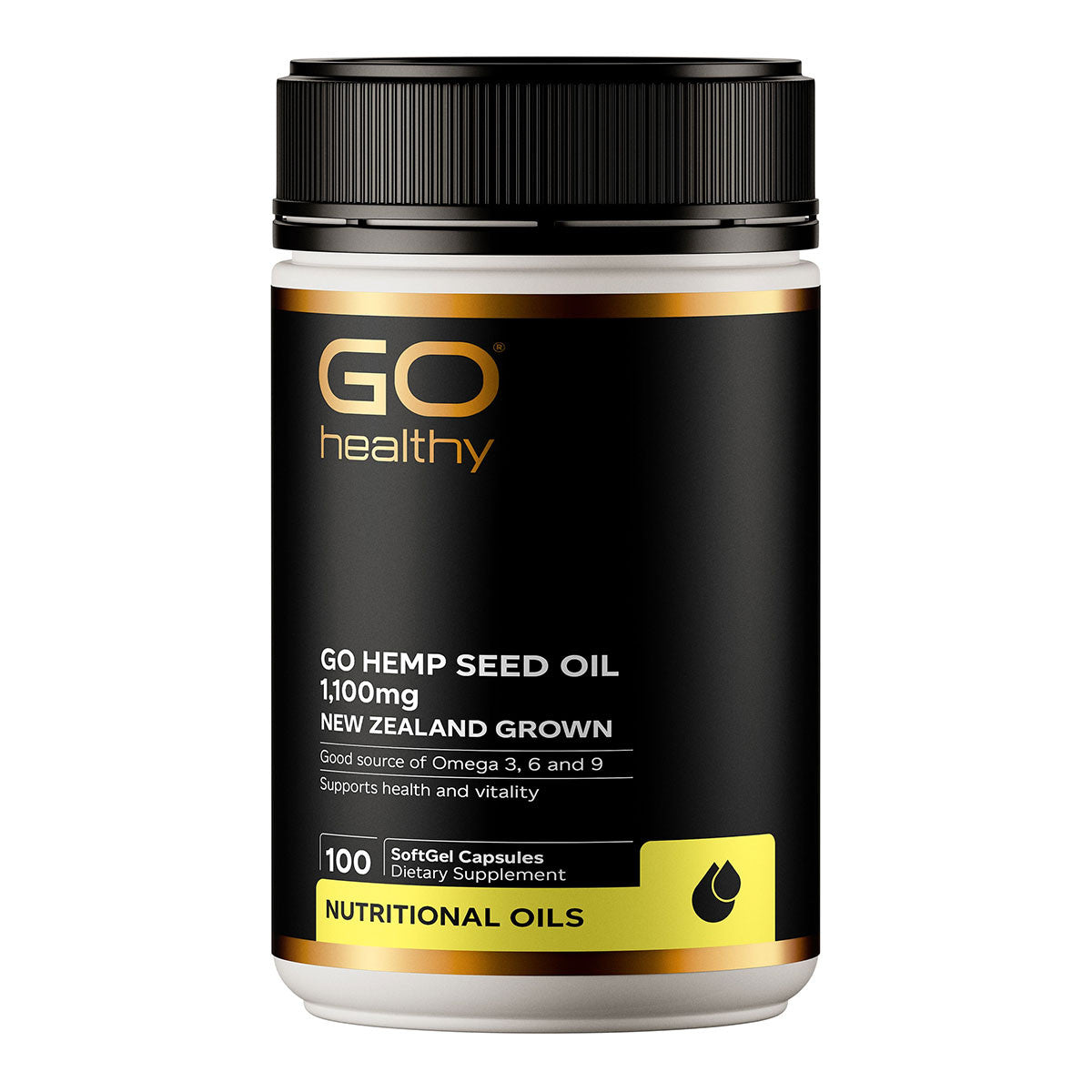 GO Healthy Go Hemp Seed Oil 1100mg _1