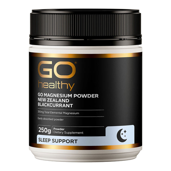 GO Magnesium Powder - NZ Blackcurrant
