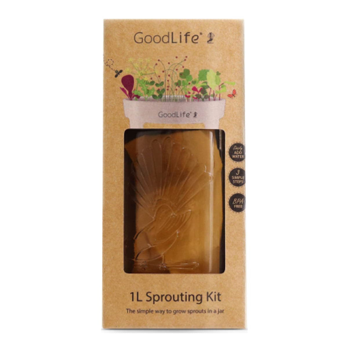 Goodlife Sprouting Jar Kit Gift Box Set _1