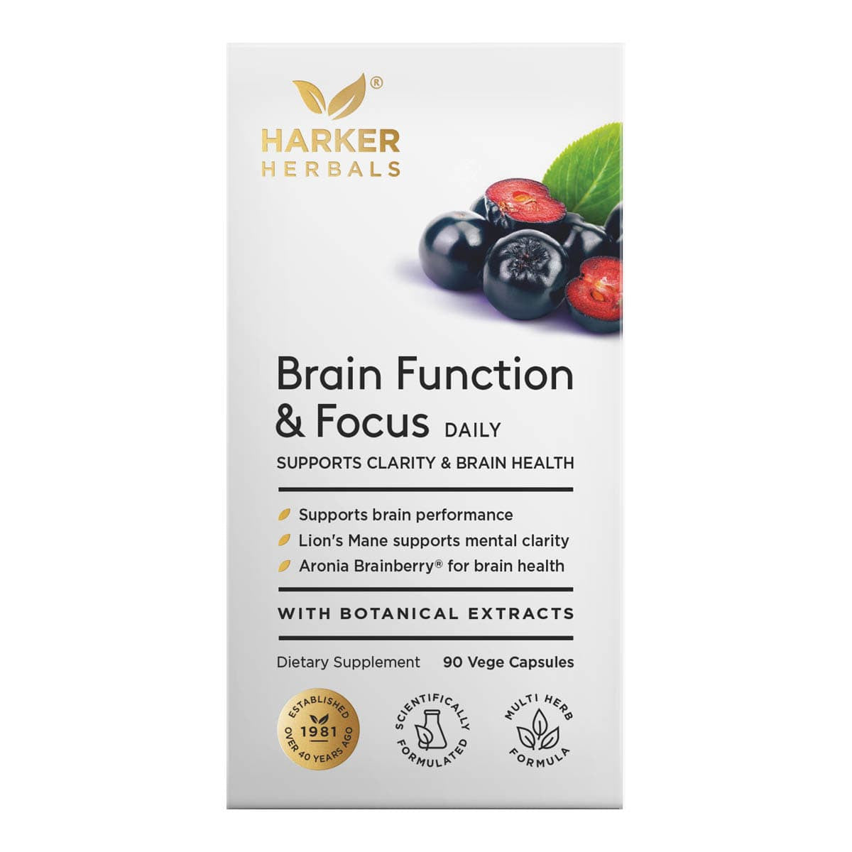 Harker Herbals Brain Function & Focus _1