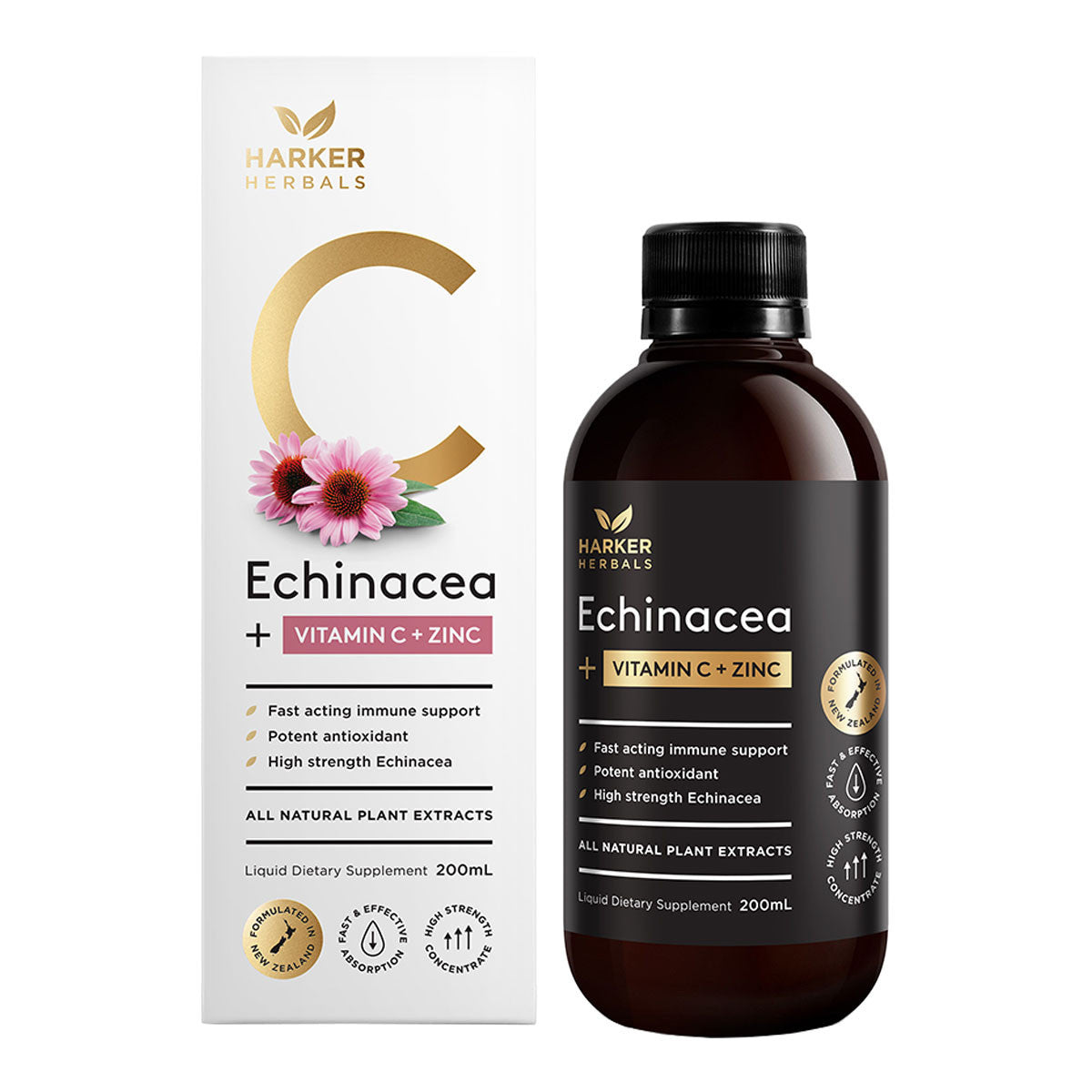 Harker Herbals Echinacea + Vitamin C + Zinc _1