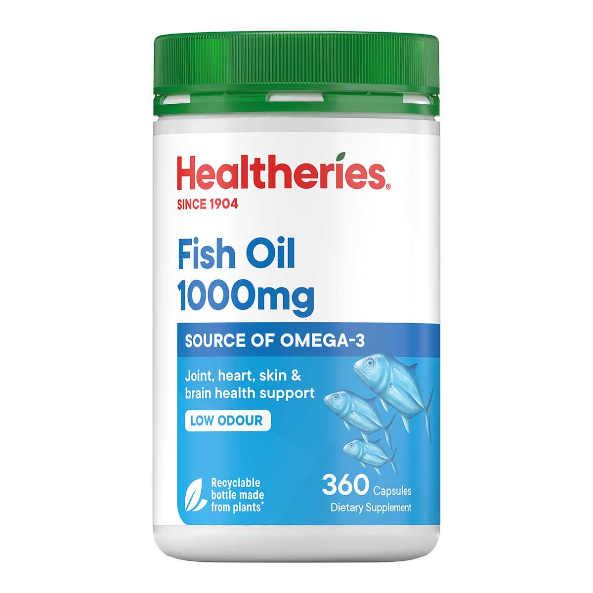 Healtheries Fish Oil 1000mg - Low Odour _2
