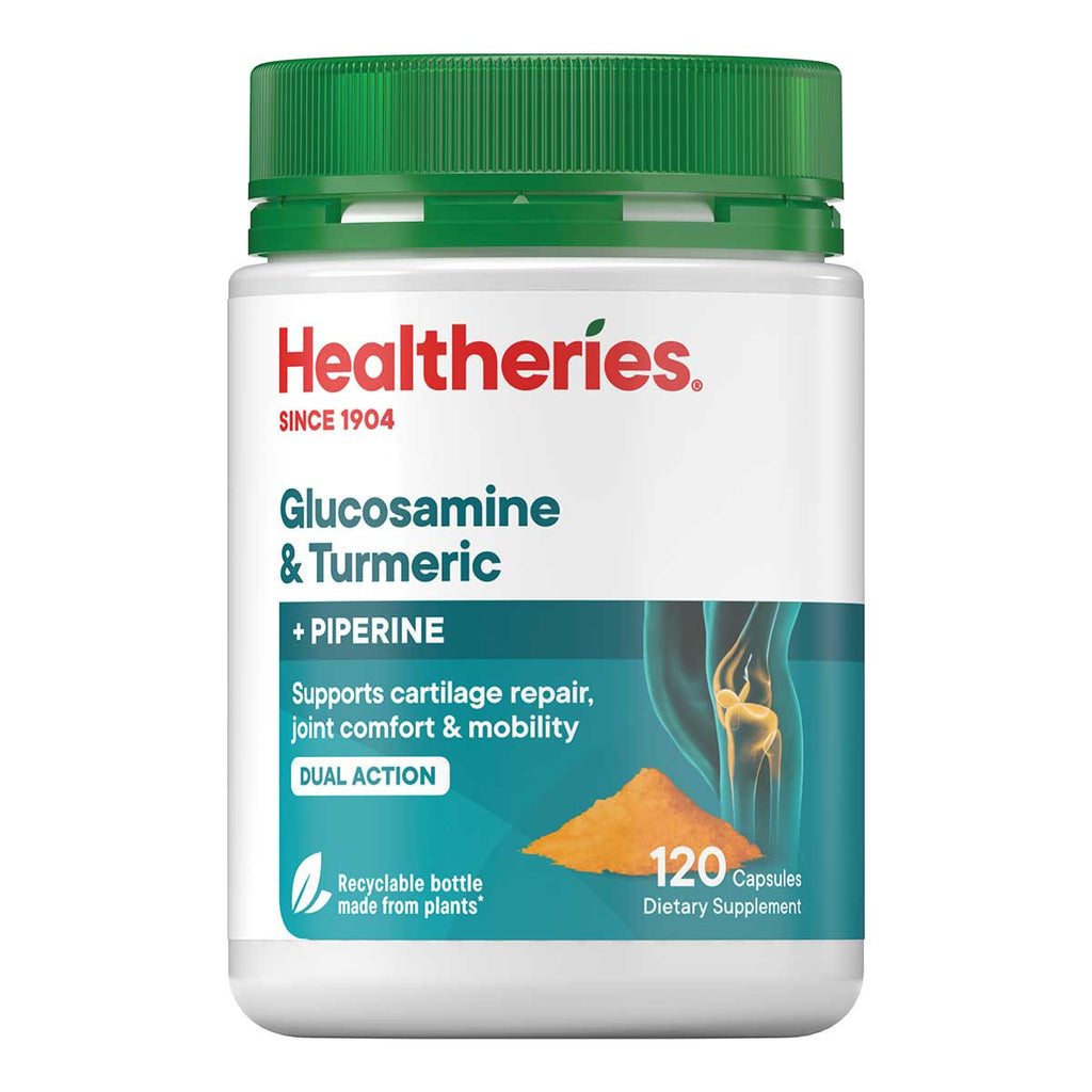 Healtheries Glucosamine & Turmeric + Piperine _1