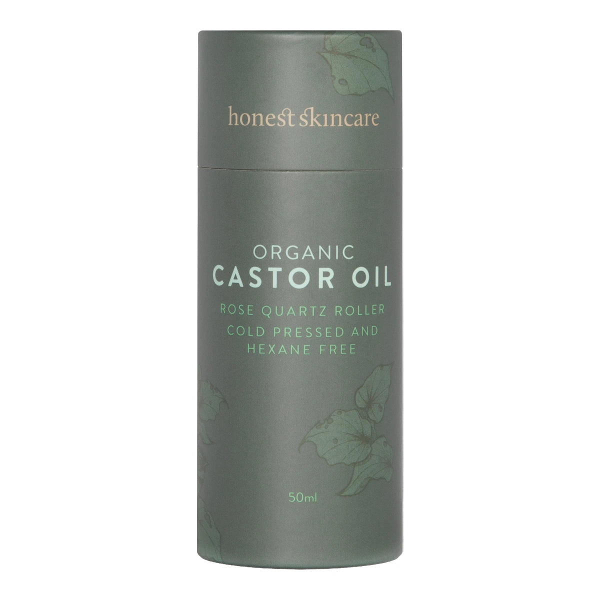 Organic Castor Oil Rose Quartz Roller