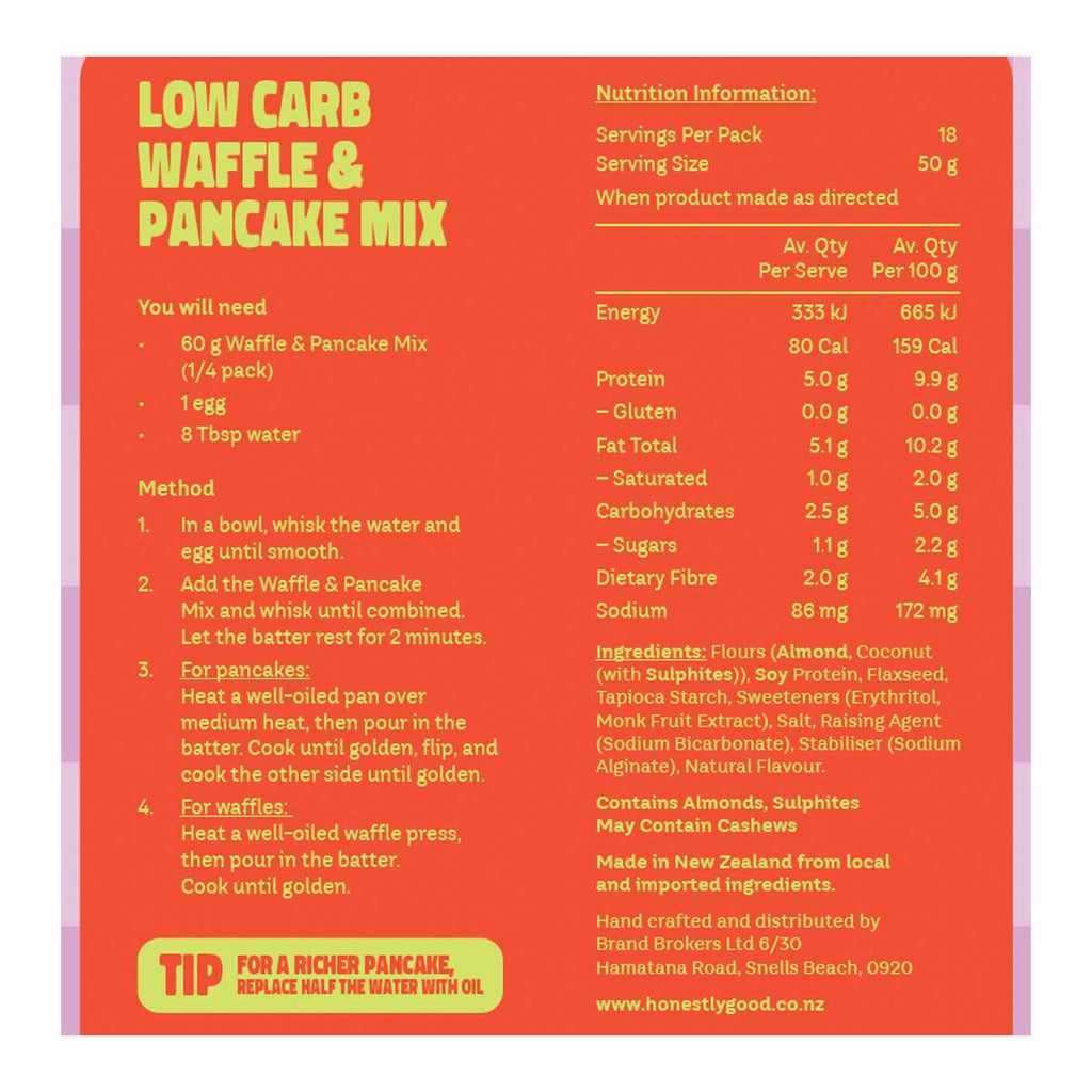 Honestly Good Low Carb Gluten Free Waffles & Pancakes _2