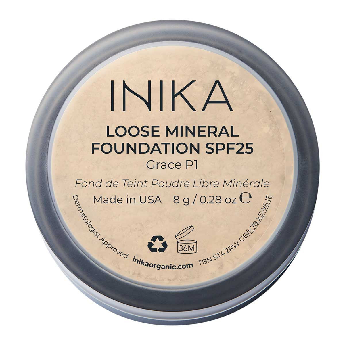 INIKA Organic Loose Mineral Foundation SPF 25 _4
