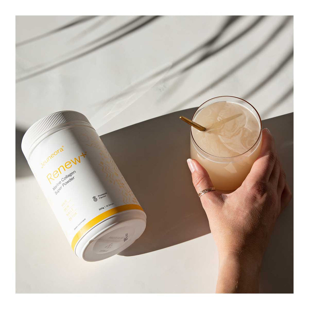 Jeuneora Renew+ Marine Collagen Super Powder - Pineapple Flavour _2