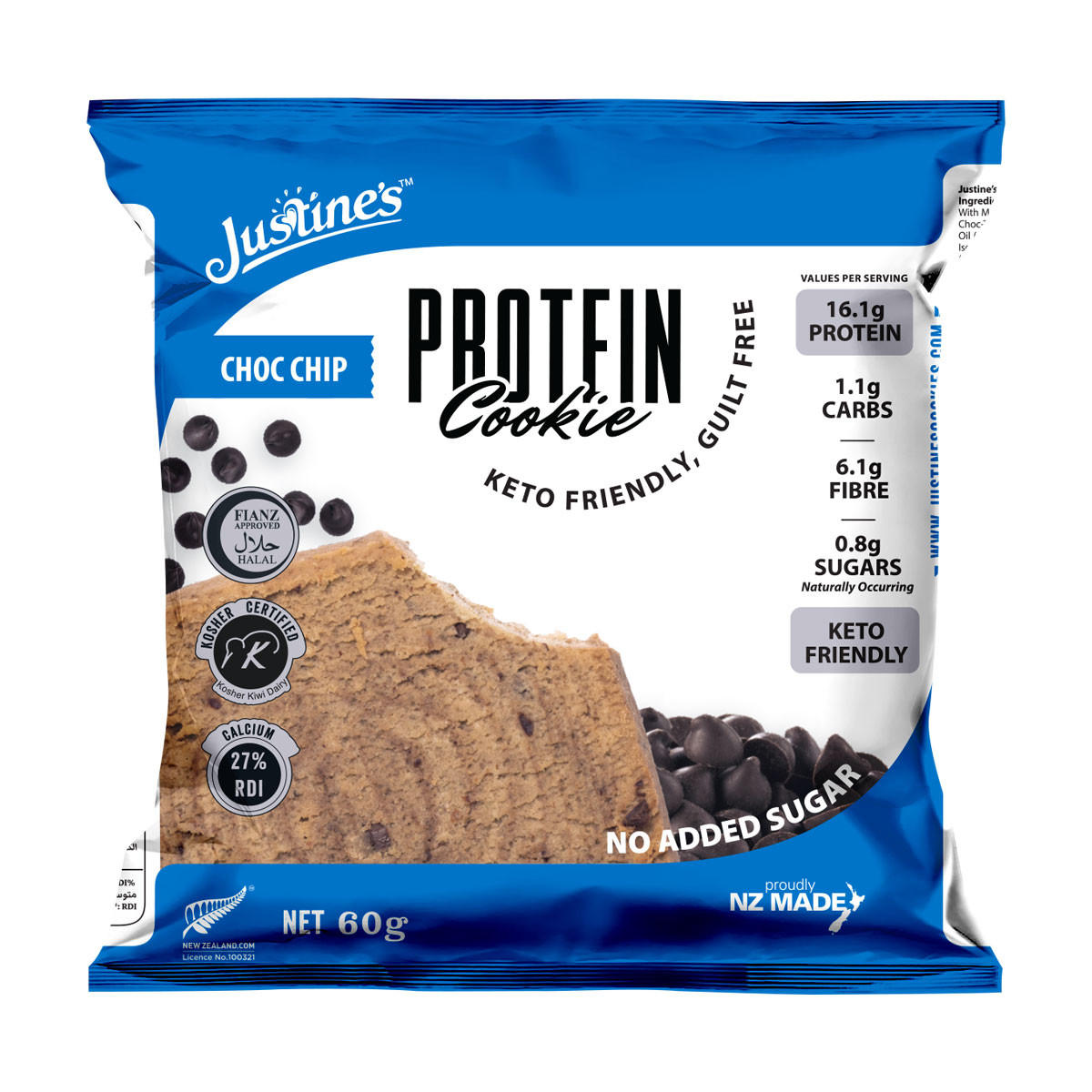 Justines Choc Chip Protein Cookie_1