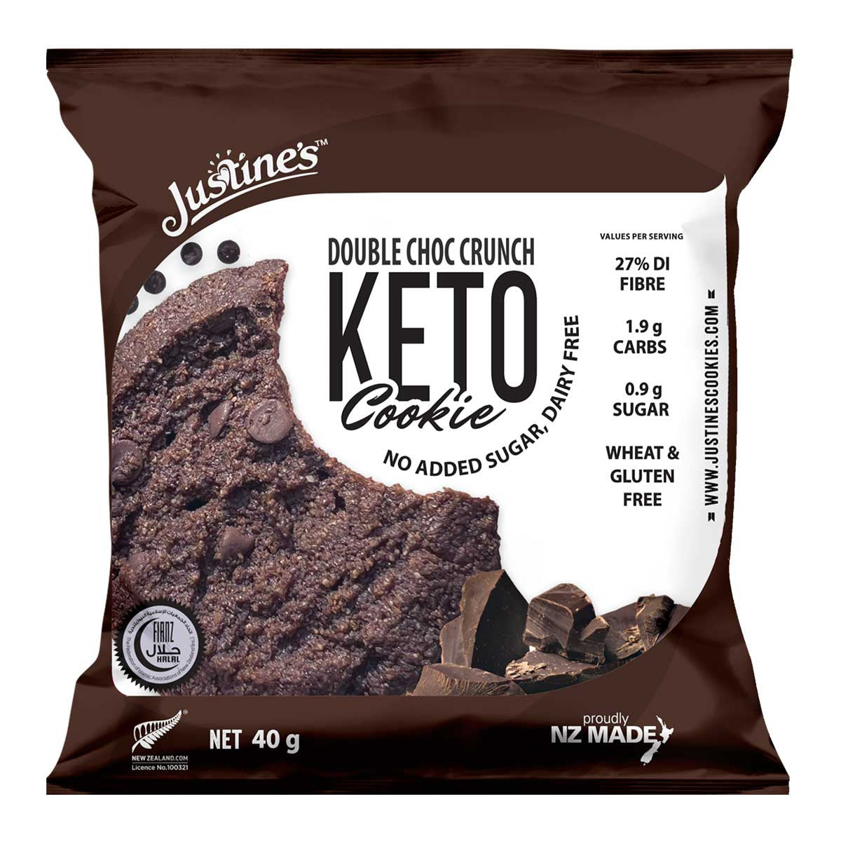 Justine's Keto Double Choc Crunch Cookie _1
