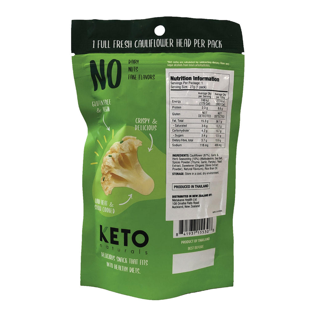 KETO Naturals Keto Crispy Cauli Bites Garlic and Herb_2